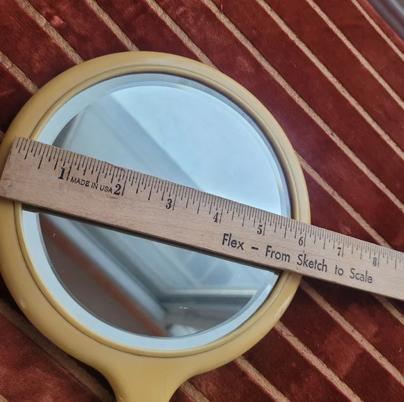 Vintage Handheld Mirror - Picture 4 of 8